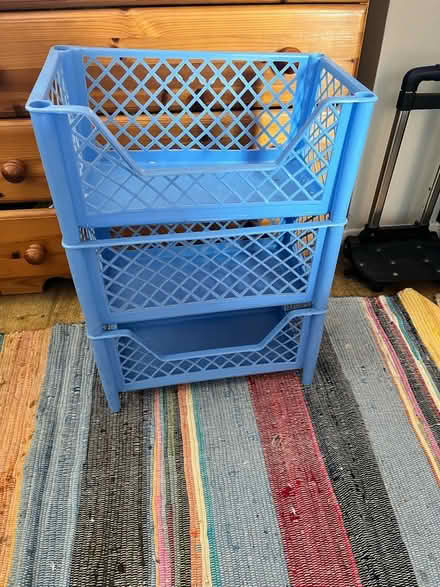 Photo of free Plastic storage rack (Handsworth Wood) #1