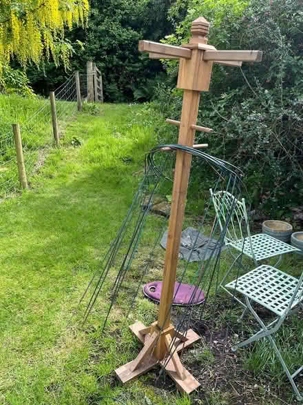Photo of free Wooden bird table (Musbury) #1