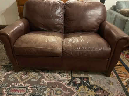 Photo of free Oversized cozy loveseat (East falls) #1