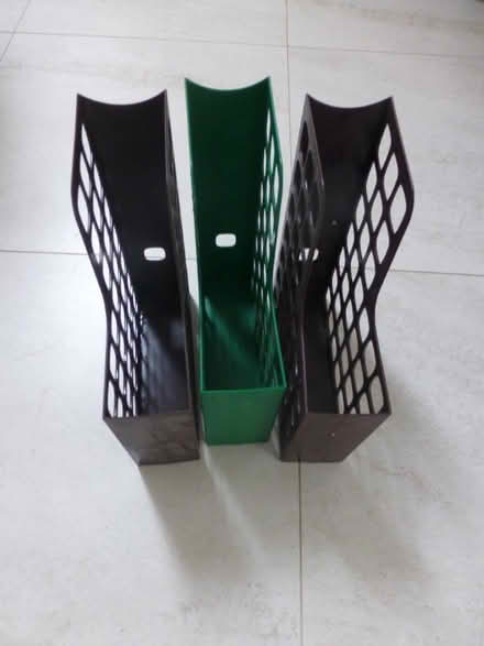 Photo of free 3 plastic A4 magazine holders (Chiswell Green AL2) #1