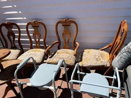 Photo of free Antique table and chairs (Oakland)