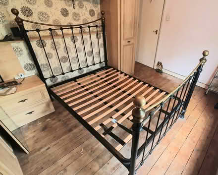 Photo of free Beautiful Metal Double Bed Frame (Camberwell Green) #2