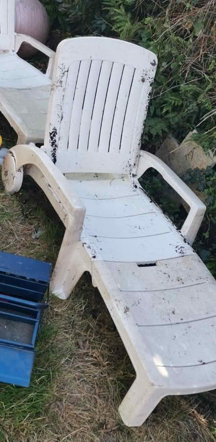 Photo of free Plastic spa/pool lounger (Upper Beeding) #1