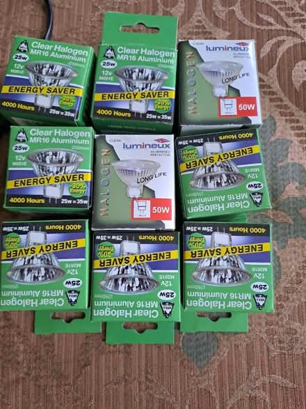 Photo of free Halogen Bulbs (Lower Earley RG6) #1