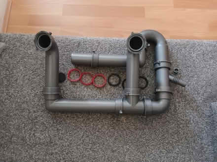 Photo of free 1 + 1/2 Bowel sink waste pipes & P trap (Woodley RG5) #2
