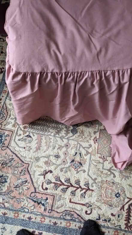 Photo of free Pink valance for king size bed (Wellingborough NN8) #1