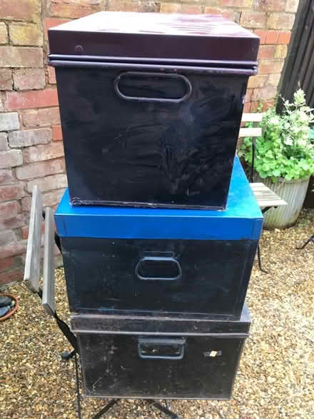 Photo of free Metal storage boxes (Ludlow SY8) #2