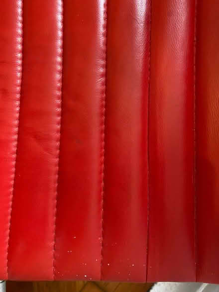 Photo of free Red wheeled desk chair (by Clissold Park N16) #3