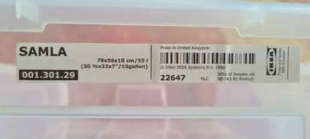 Photo of free IKEA plastic box (Norcot RG30) #2