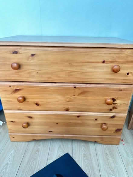 Photo of free Chest of drawers 32” x 18” x h. 27” (Old Radnor LD8) #1