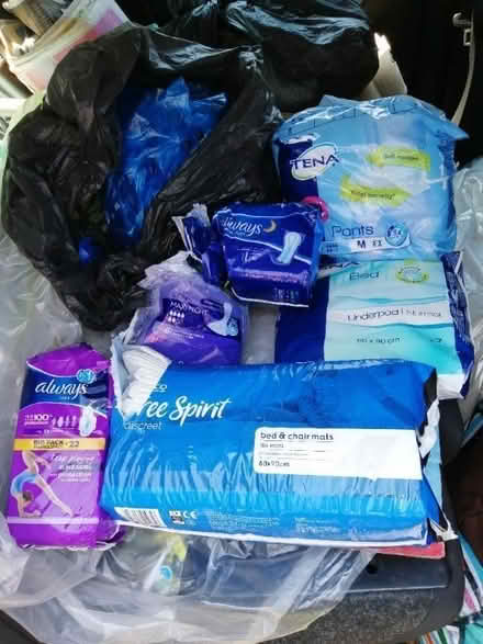 Photo of free Sanitary mats and pads assorted etc (Hemsby NR29) #1