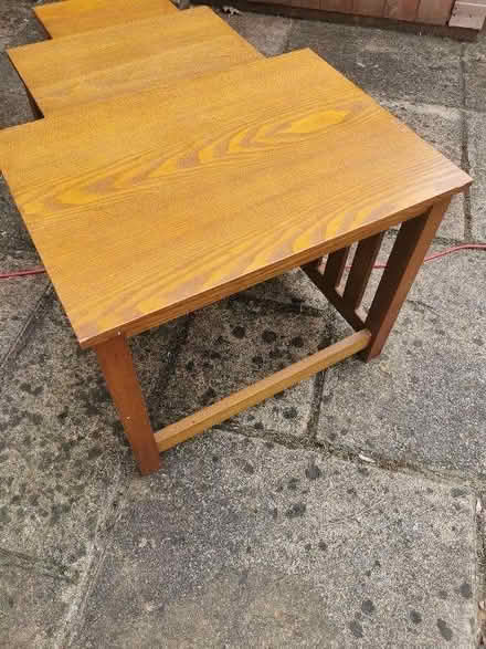 Photo of free Solid wood nest of tables. (Newnham RG27) #2