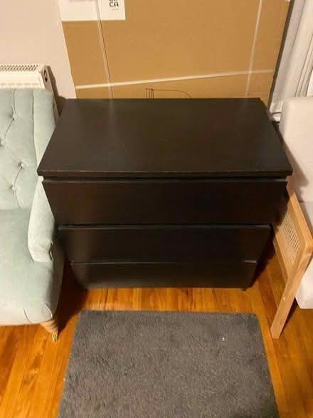 Photo of free Standard dark chest of drawers (Brixton) #1