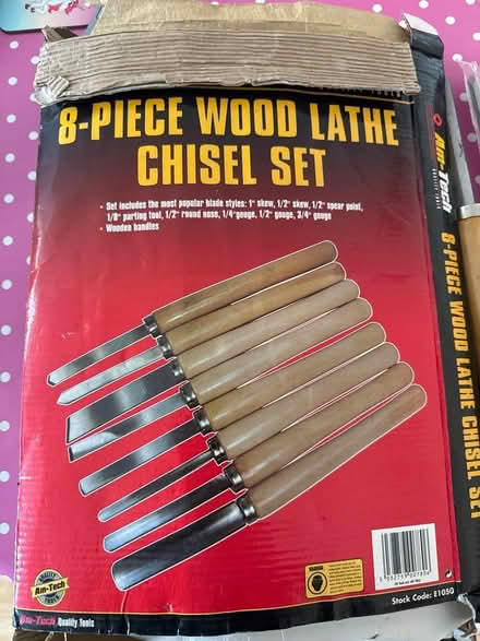 Photo of free Wood lathe chisels (Didcot) #1