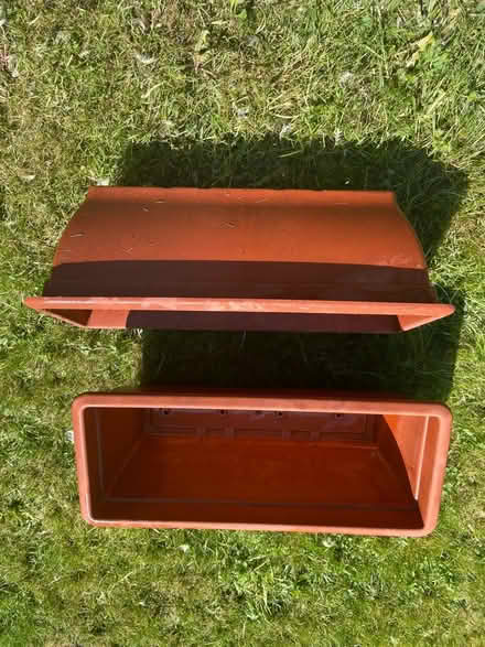 Photo of free 2 Plastic flower / herb troughs (Kirkintilloch G66) #1
