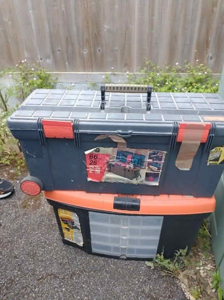 Photo of free Tool boxes with various tools (Rayleigh SS6) #1