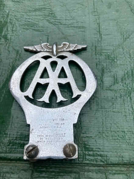 Photo of free Vintage AA badge (Ringwood BH24) #1