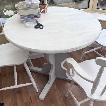 Photo of free Wooden dining table (Mattersey DN10) #1