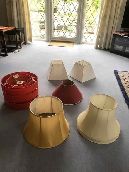 Photo of free Assorted lamp shades (KT15. Woodham.) #1