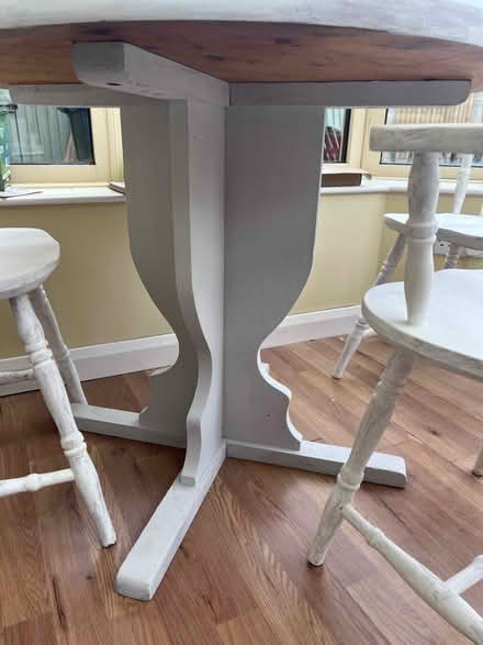 Photo of free Wooden dining table (Mattersey DN10) #2
