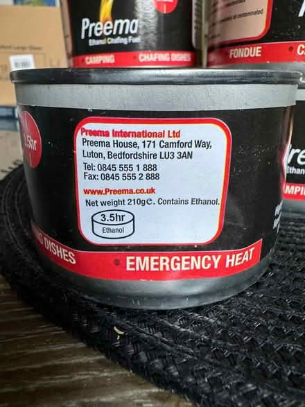 Photo of free Chaffing / Camping Fuel Gel (SE4) #2