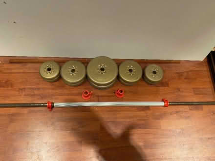 Photo of free Barbell with weights (Feering CO5) #1