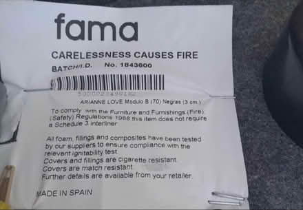 Photo of free Fama sofa chair (Liverpool L8) #2