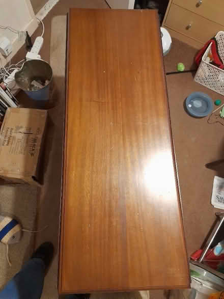 Photo of free Leaf dining table, solid dark wood (Rochdale OL12) #3