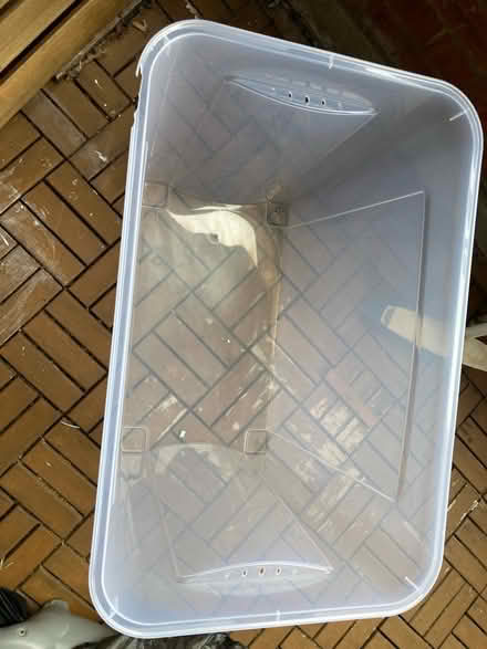 Photo of free 67L storage box with clip-on lid (N16) #2