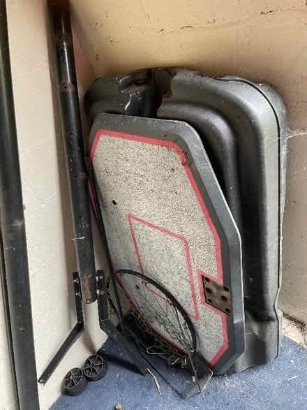 Photo of free Basketball hoop (Round Green LU2) #1