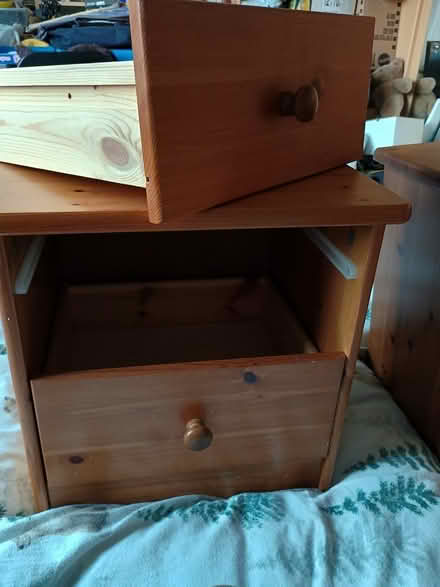 Photo of free Bedside drawers (Swinton (M27)) #1
