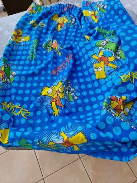Photo of free The Simpsons - Pair of Curtains and single duvet cover (Standerwick BA11) #1