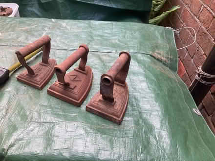 Photo of free Antique flat irons x3 (Ringwood BH24) #1
