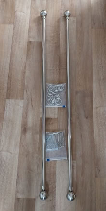 Photo of free Metal Curtain Poles (Allestree DE22) #1
