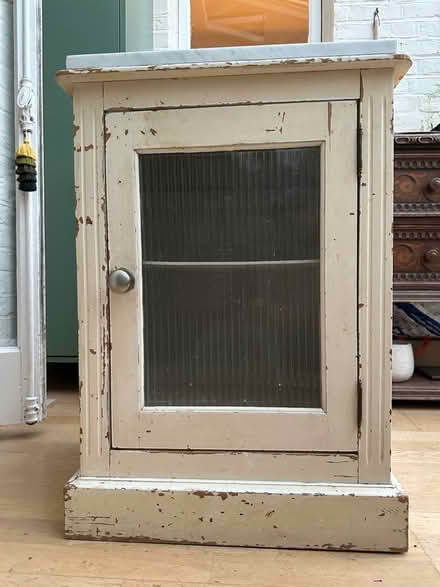 Photo of free Shabby chic marble-topped cabinet (Leytonstone E11) #1