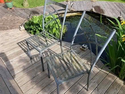 Photo of free Two Steel Garden Chairs (St John's WR2) #3