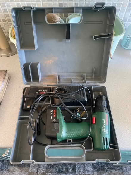 Photo of free Bosch drill. Needs new batteries (Penycae, LL14) #1