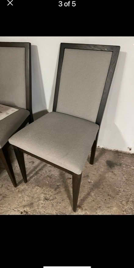 Photo of free 4 grey chairs, one has no back (Bayswater, W2) #3
