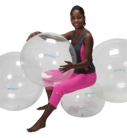 Photo of free Yoga ball, clear 65cm (Leytonstone E11) #3