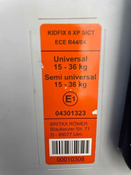 Photo of free Car seat (Wolvercote, OX2) #1