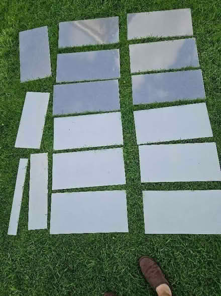 Photo of free 12 x Bathroom tiles 60cm x 30cm (Newton Mearns G77) #1