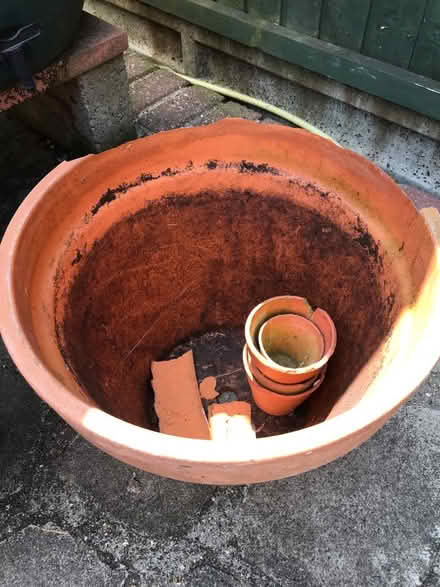 Photo of free Old terracotta plant pots (Grays RM17) #3