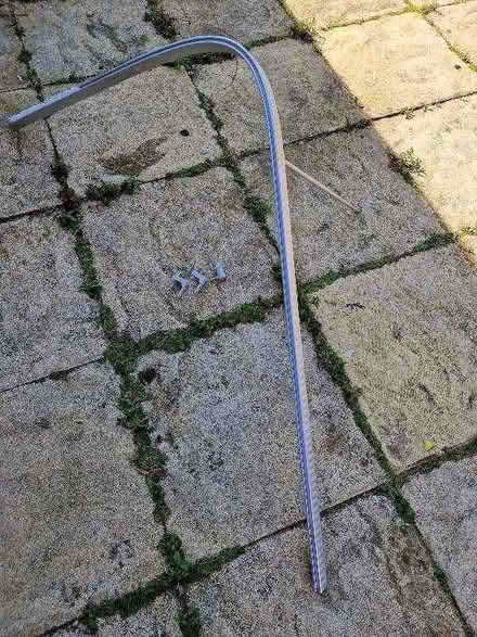 Photo of free Shower Curtain and Rail with fittings (Mackworth Estate DE22) #1