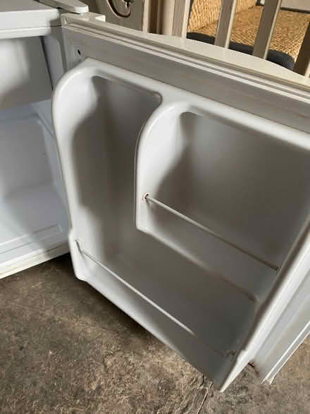 Photo of free Small white fridge suitable for bedsit or caravan (Bower Hinton TA12) #3