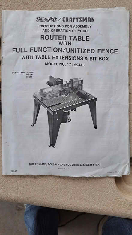 Photo of free Sears Router Table (Hoffman Heights) #2