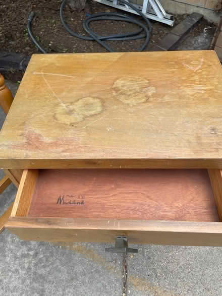 Photo of free Small solid wood side table (South Boulder) #2