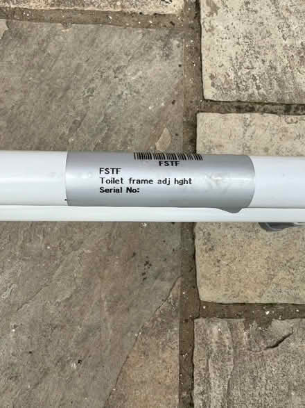 Photo of free Adjustable Toilet Frame, freestanding with padded arms. (Mill Green AL7) #3