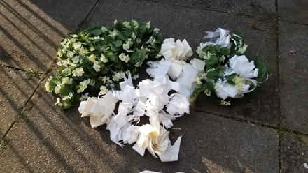 Photo of free Ribbons and flowers for wedding car (Orford WA2) #1