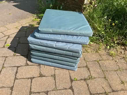 Photo of free 8 x garden chair cushions (Godalming GU7) #1