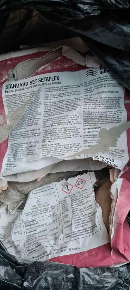 Photo of free Tile adhesive (Redland (BS6)) #1
